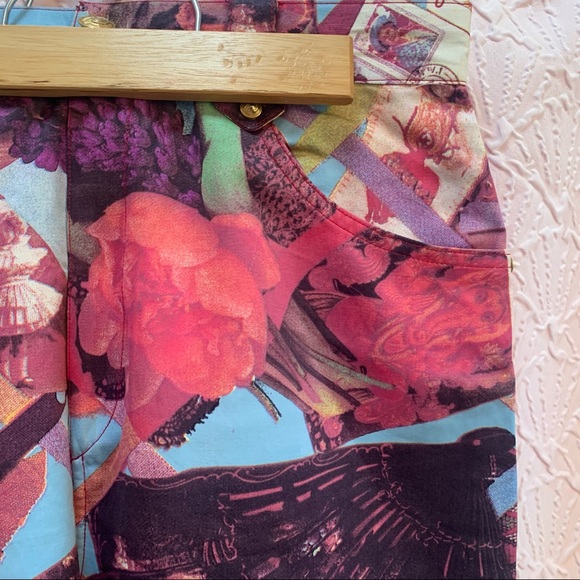 Bazaar de Christian Lacroix Pink Patterned Pants - Picture 3 of 6